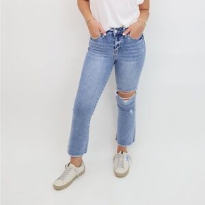 VERVET BELLA HIGH RISE KICK FLARE JEANS SIZE 28 NWT